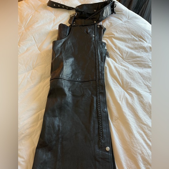 Unisex Leather Riding Chaps - - Picture 10 of 10